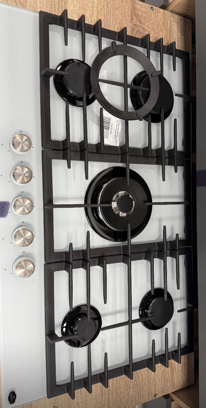 JAVELLI  варочная панель 90см    BH 647 CG  стекло,белый