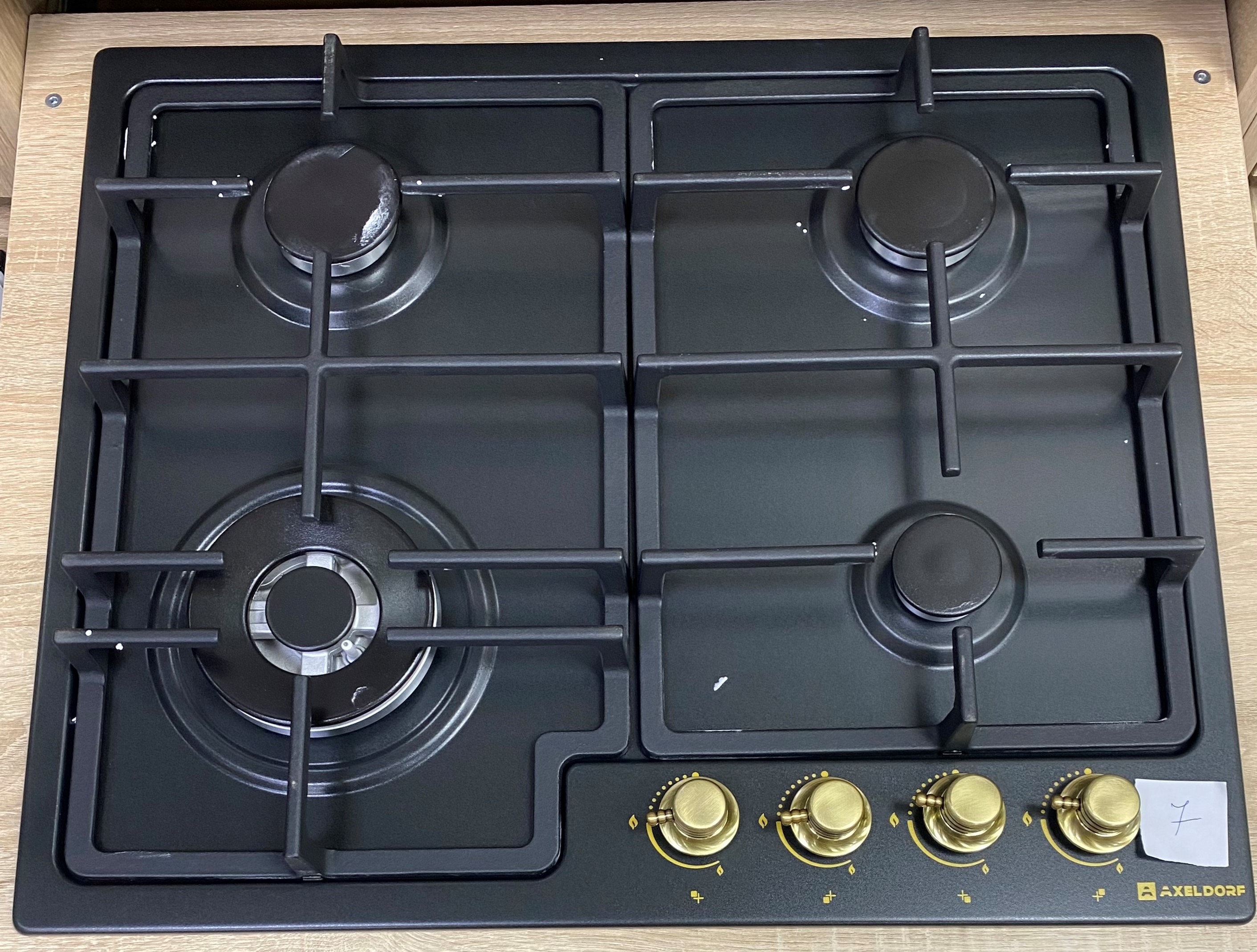 AXELDORF  варочная  панель газовая классик   GH-0615-2 RETRO BLACK   черн/брнз