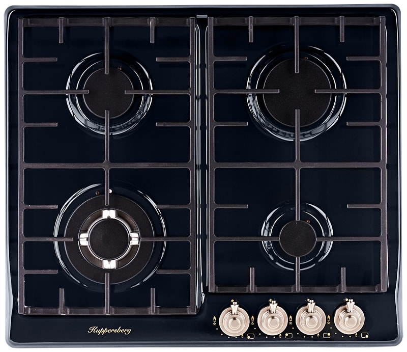 KUPPERSBERG  варочная панель газовая   FV 6TGRZ ANT Silver   черн./срб.  _  снято с пр-ва