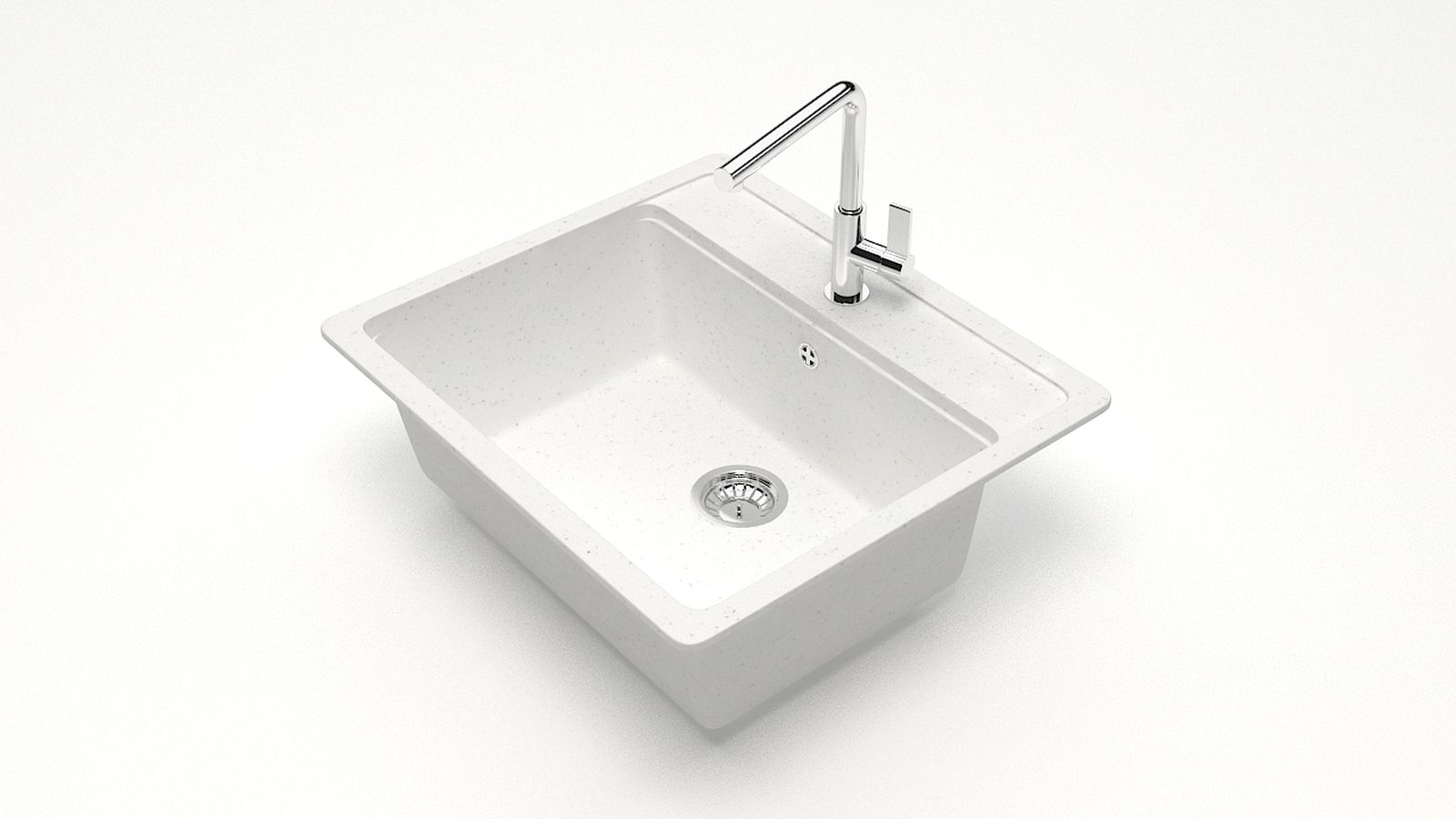 ZETT lab   мойка для кухни   9     1чаша 570*505   (без сифона)