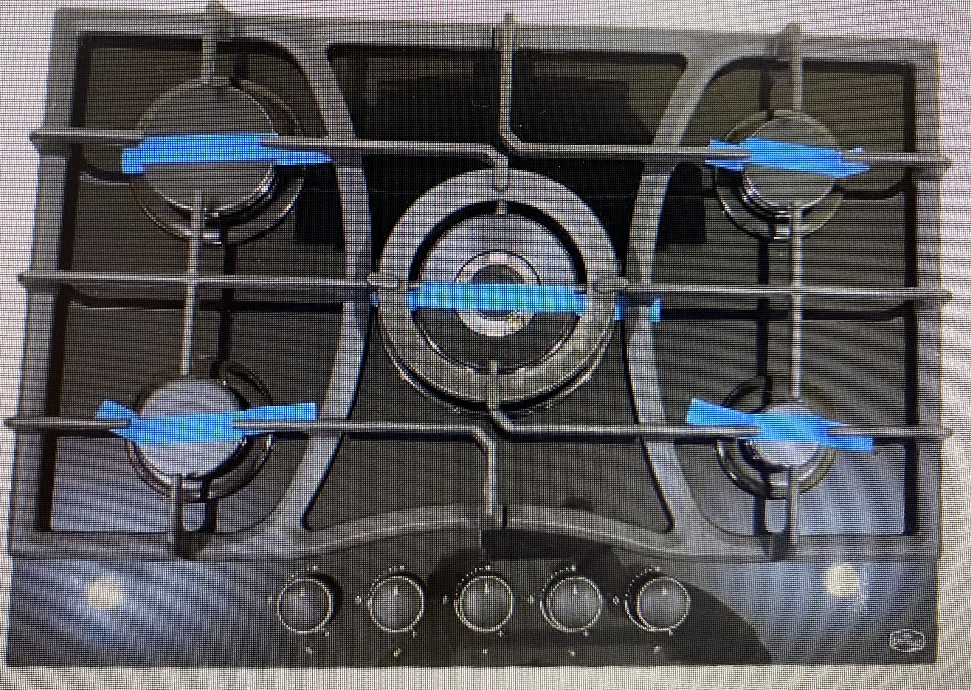 JAVELLI  варочная панель 70см    9110 D  стекло,черн.