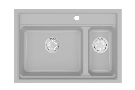KITCHEN SPACE   Мойка кварц   KS-7302   1,5 чаши, 730*510  