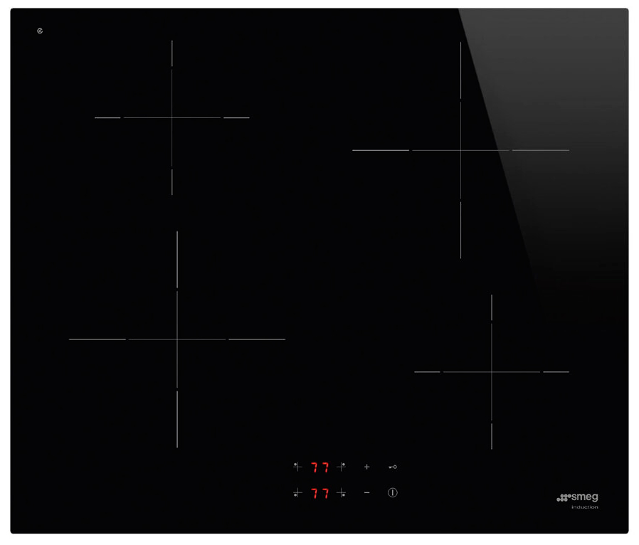 SMEG  варочная панель индукционная    SI2641D   черн.