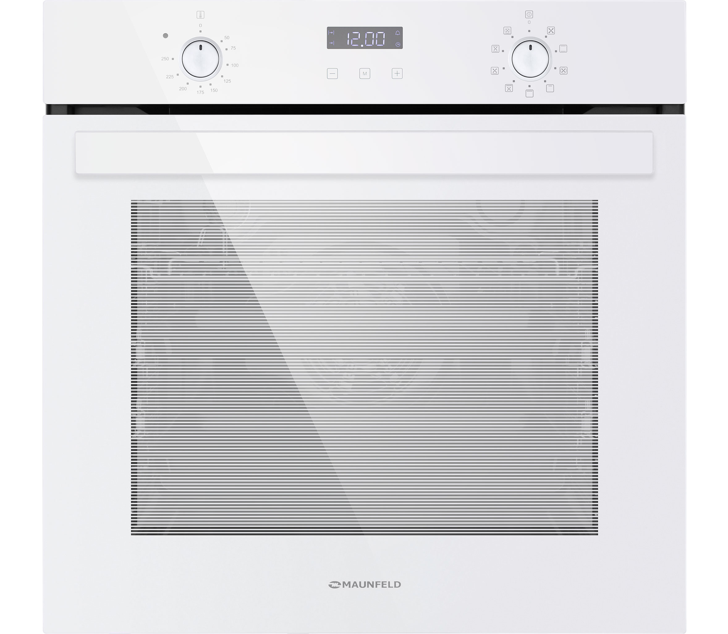 MAUNFELD  духовка электрическая    EOEM. 769 W   белое стекло  _