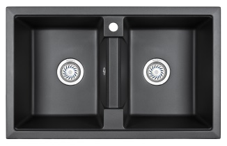 GRANULA   Мойка кварц   GR-8101   2 чаши, 810*500  
