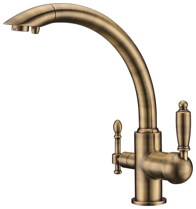 KAISER  смеситель для кухни  Vincent   31244-3   бронза       +чистая вода         8*