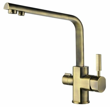 KAISER  смеситель для кухни  Decor   40144 -3  бронза       +чистая вода         8*   