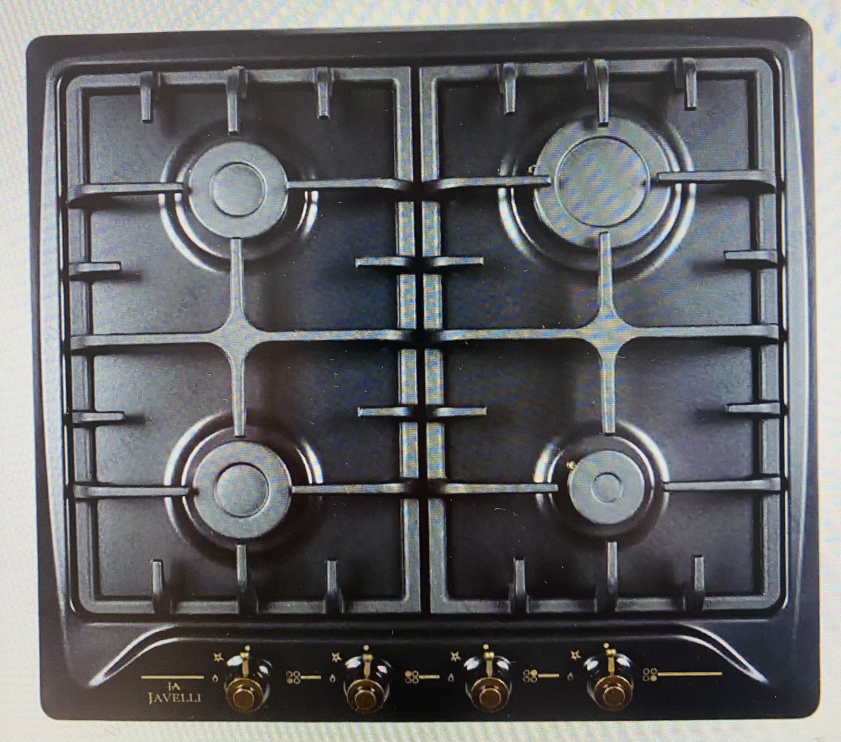 JAVELLI  варочная панель     BH 640 B  эмаль,чер./брнз