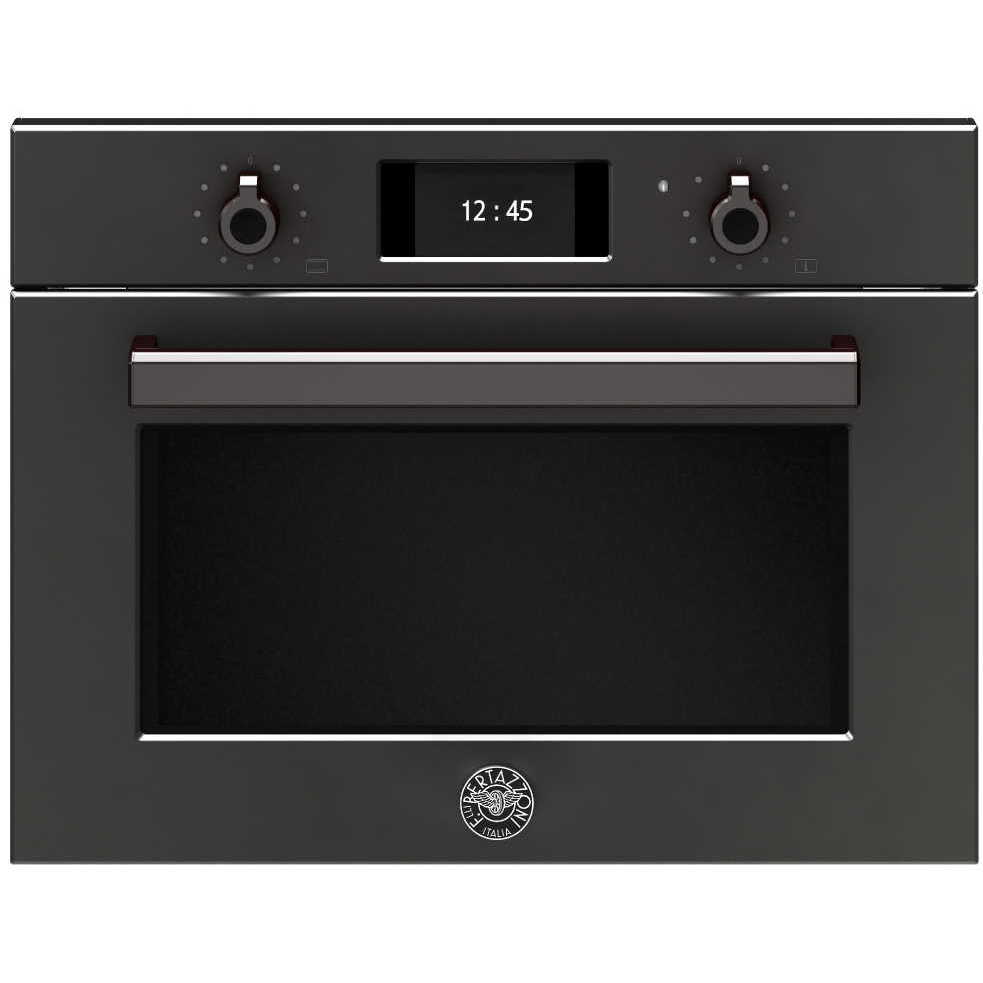 BERTAZZONI  духовой шкаф электрический + СВЧ   F457PROMWTN     черная, 45см         