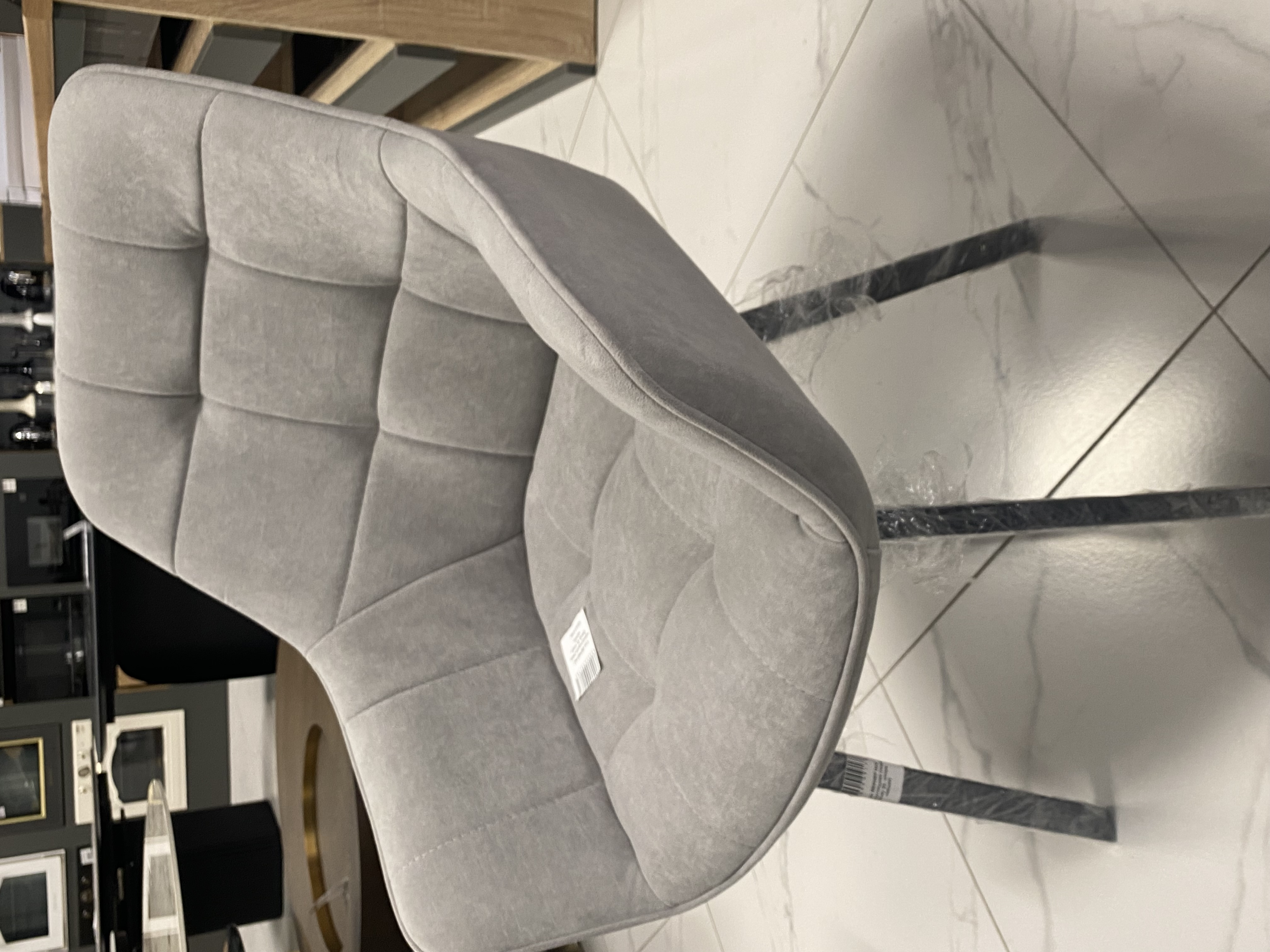 Стул ВЕРНЕР №3 прямоугольная (ткань Brandy 22, опора черная)