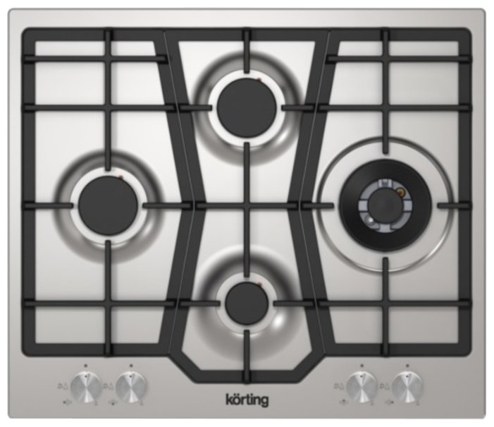 KORTING   варочная панель газовая   HG 631 CTX   нерж.