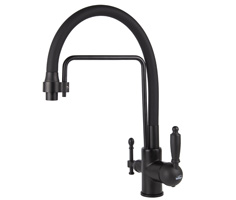 KAISER  смеситель для кухни  Viko   5612    чер./чер.   +чистая вода      8*   