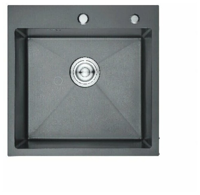 LEDEME  кухонна мойка  RK 35050  (500*500)   сатин   /5          