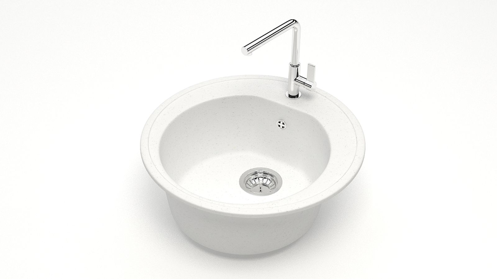 ZETT lab   мойка для кухни   3     круглая 510*510   (без сифона)