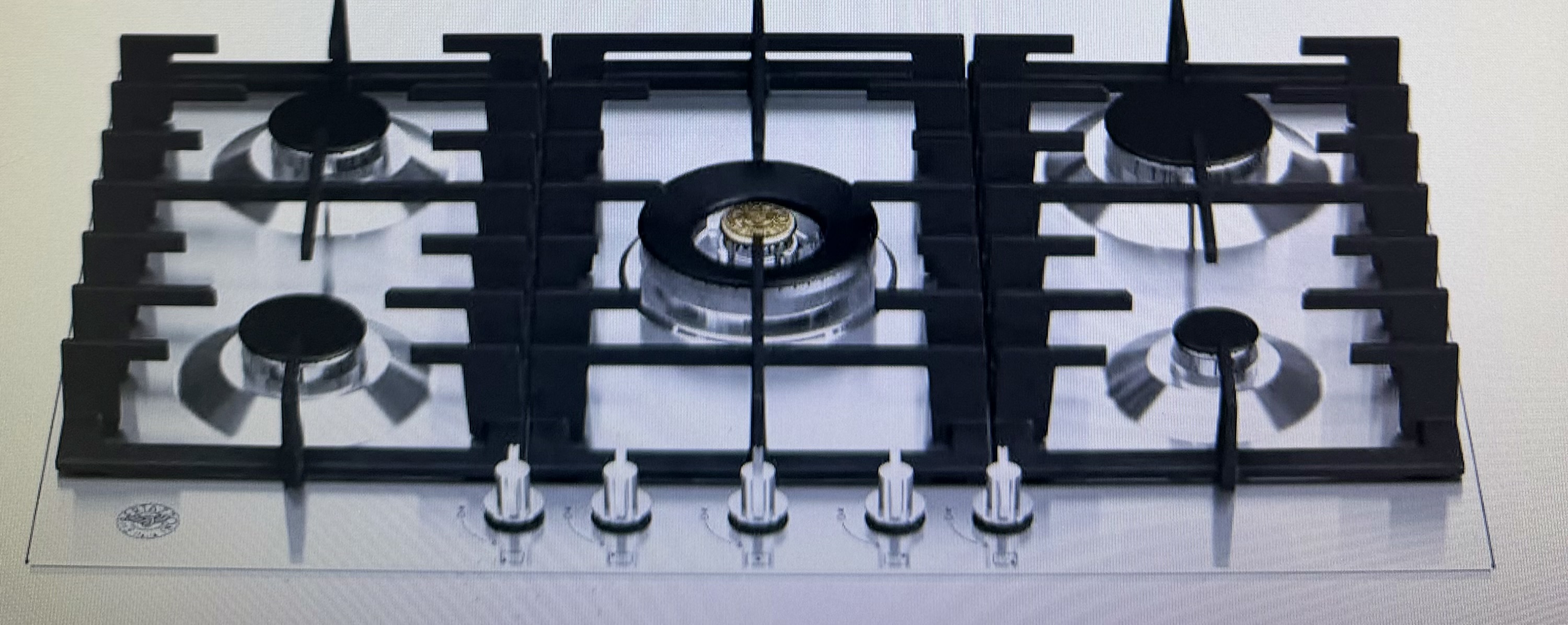 BERTAZZONI  варочная панель газовая 75см   P755CMODX    нерж 