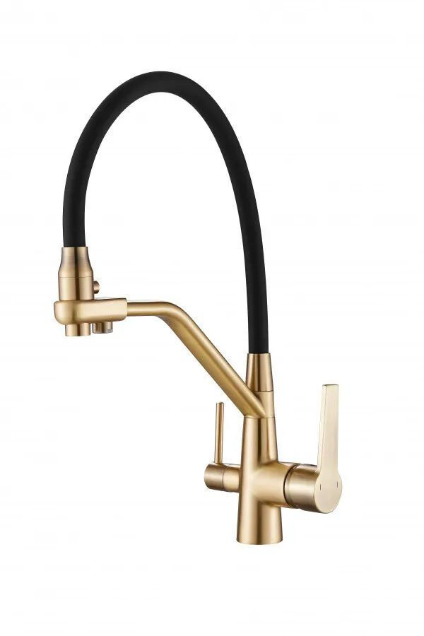 KAISER  смеситель для кухни  Viko   V-5532    черн./брн   +чистая вода НОВИНКА      8*