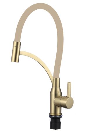 FMARK   смеситель для кухни FS 8244С-12   мат золото/беж.       