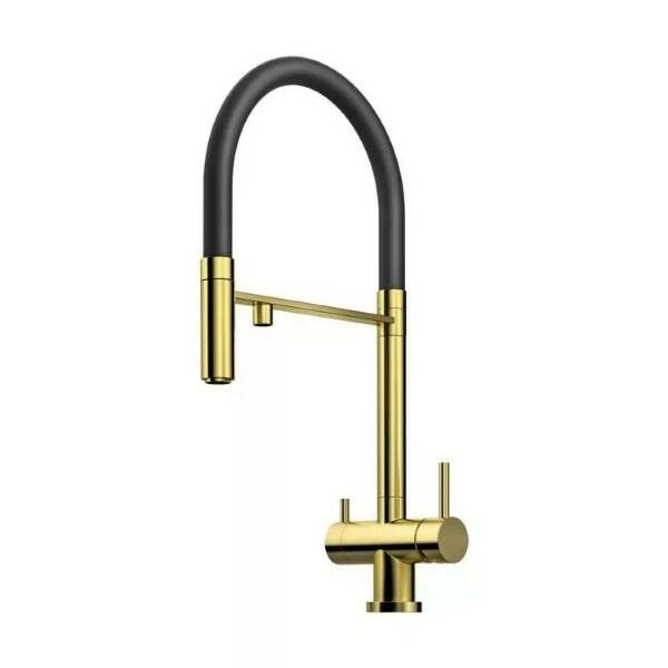 KERN смеситель для кухни 2061 mat gold W   +фильтр     