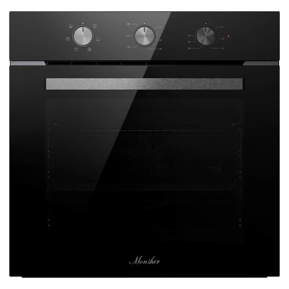 MONSHER  духовой шкаф   MOE 6023 PTN Noir   черный